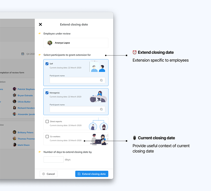 Extension of form submission, concept design